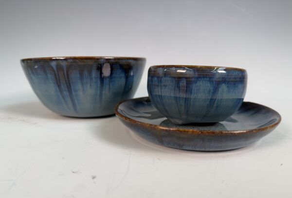 Artist: Kara Jitodai Title: Bleeding Blue Medium: Ceramics Grade: 11th School: Bentley Upper School Teacher: Joanne Ludwig Price: NFS