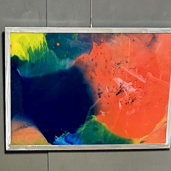 Image shows painting in different hues