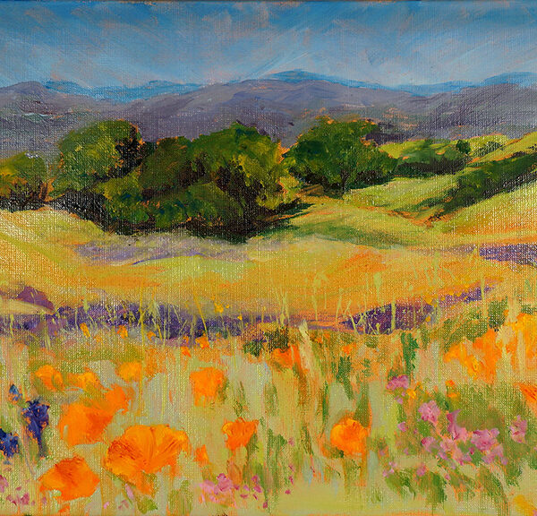 Marian Harris - Diablo Poppies Spring Day