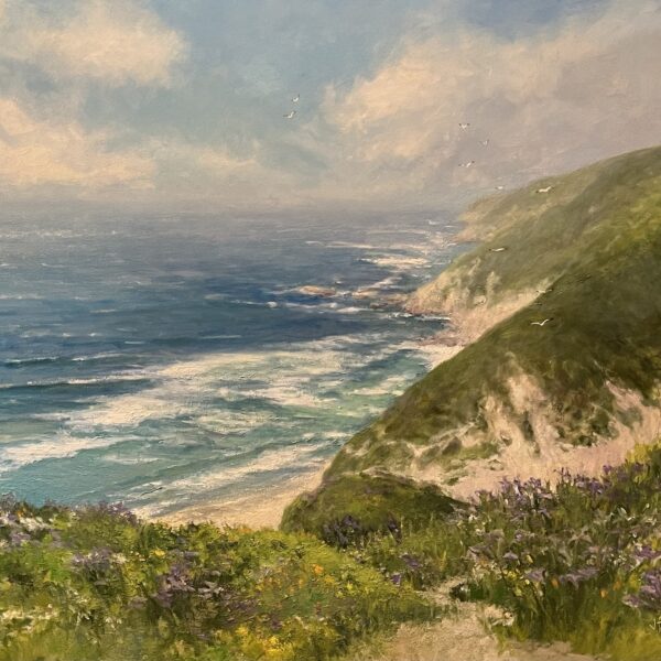 Judith Feins - Irises and Poppies Pt. Reyes {SOLD}