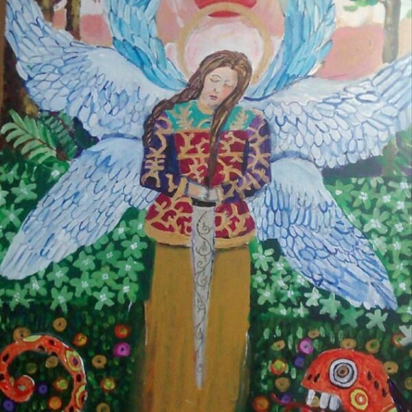 Stephenie Bushra Khan - Angel With Serpent