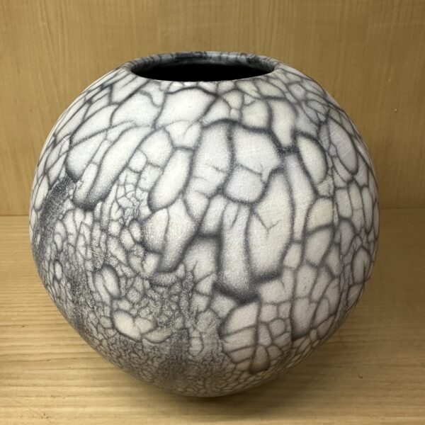 Kate Chenok - Naked Raku Globe {SOLD}