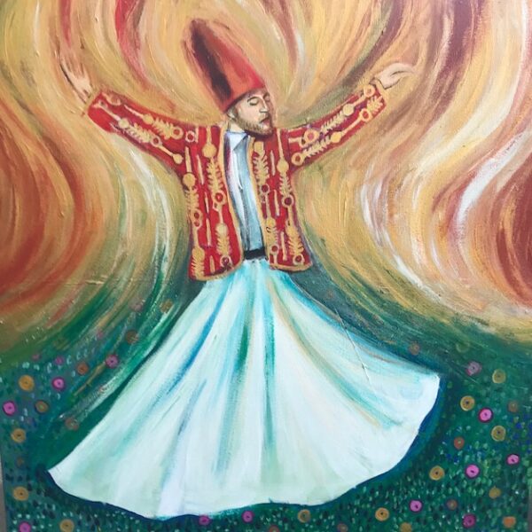 Stephenie Bushra Khan - Whirling Dervish In Flames