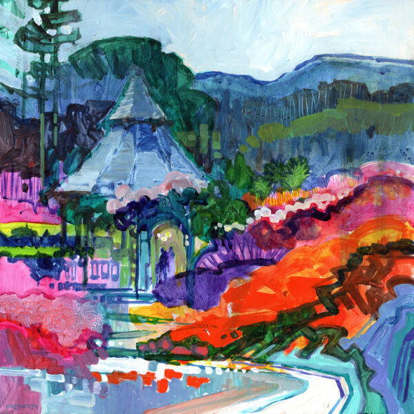 Nancy Roberts - Poppies and Roses, Heather Farm