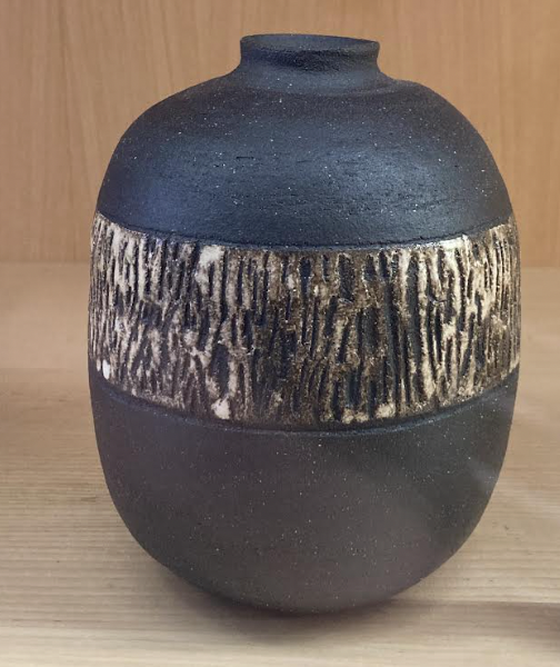 Nan Chrostek - Dark Brown and Cream Bottle