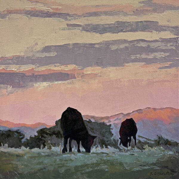 Ruth Stanton - Cow and Diablo Foothills