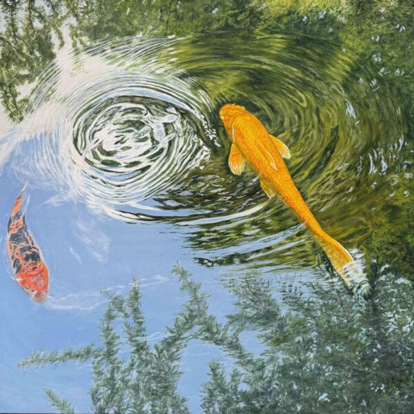 Sharon Tama - Reflections On A Koi Pond