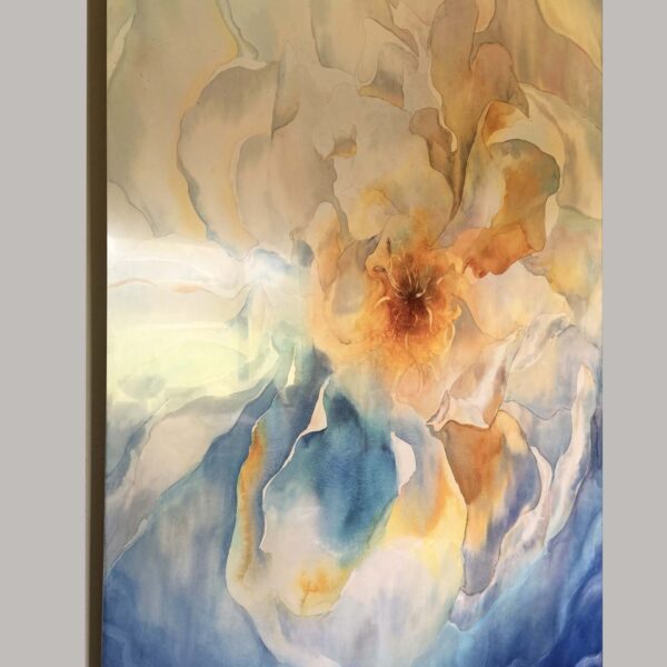 Julie Cohn - Flower From Within, Panel from No More Prisons as a Metal Print