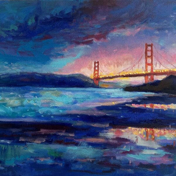 Rachel Martin - Golden Gate At Dusk