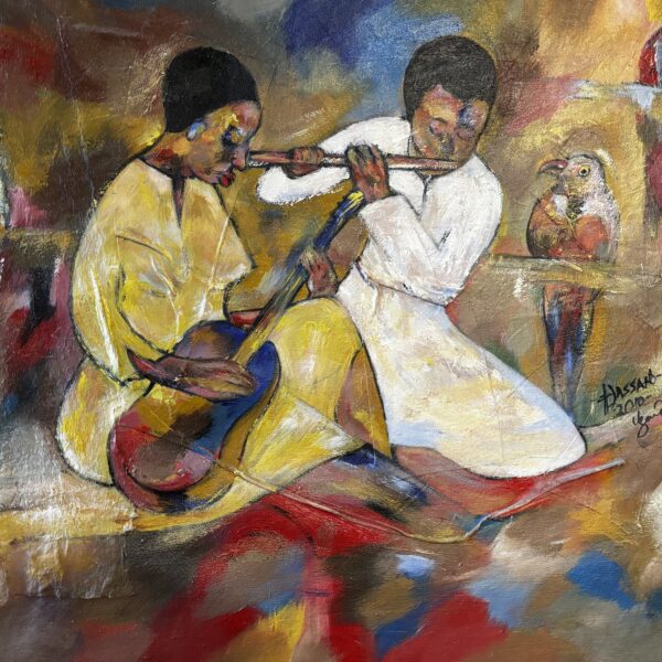 Hassan Mukiibi - Two Musicians