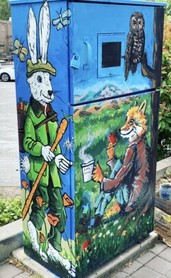 Fairytale Animals (left and front) by Tim Hancock - 27 Orinda Way (sidewalk in front of Rite Aid)