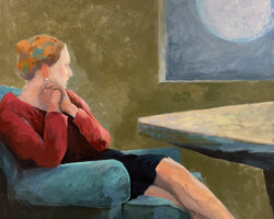 Artist: Ruth Stanton
Title: Captivated No. 2
Media: Acrylic on canvas
Size: 30" x 36"
Price: $1800