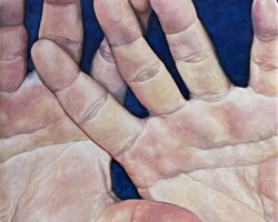 Artist: Sharon Tama
Title: Digits
Media: Acrylic on canvas
Size: 24” x 24”
Price: $625