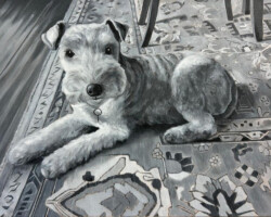 Artist: April Ward
Title: My Darling Darla
Media: Acrylic on canvas
Size: 18" X 24"
NFS