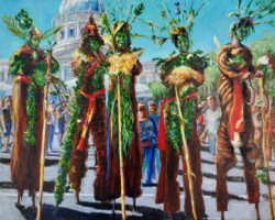 Artist: Lance Jackson
Title: Five Ents
SIze: 20” w x 16” h
Media: Acrylic
Price: $1,500