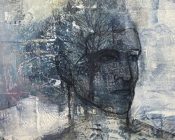 Artist: Lesela Ania
Title: Memories
Size: 10” x 12”
Media: acrylic mixed media
Price: $425