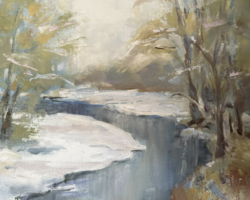 Artist: Leslie Golden
Title: "Quiet"
Medium: Oil on Canvas
Size: 12" x 12"
Price: $325