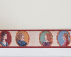 Artist: Hedaya Hasan
Title: Little Women
Size: 8.25 x 1.5 x 5.5
Medium: Watercolor on Book Edge
Price: $440